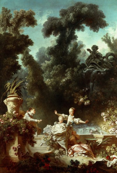 The Pursuit by Jean Honore Fragonard